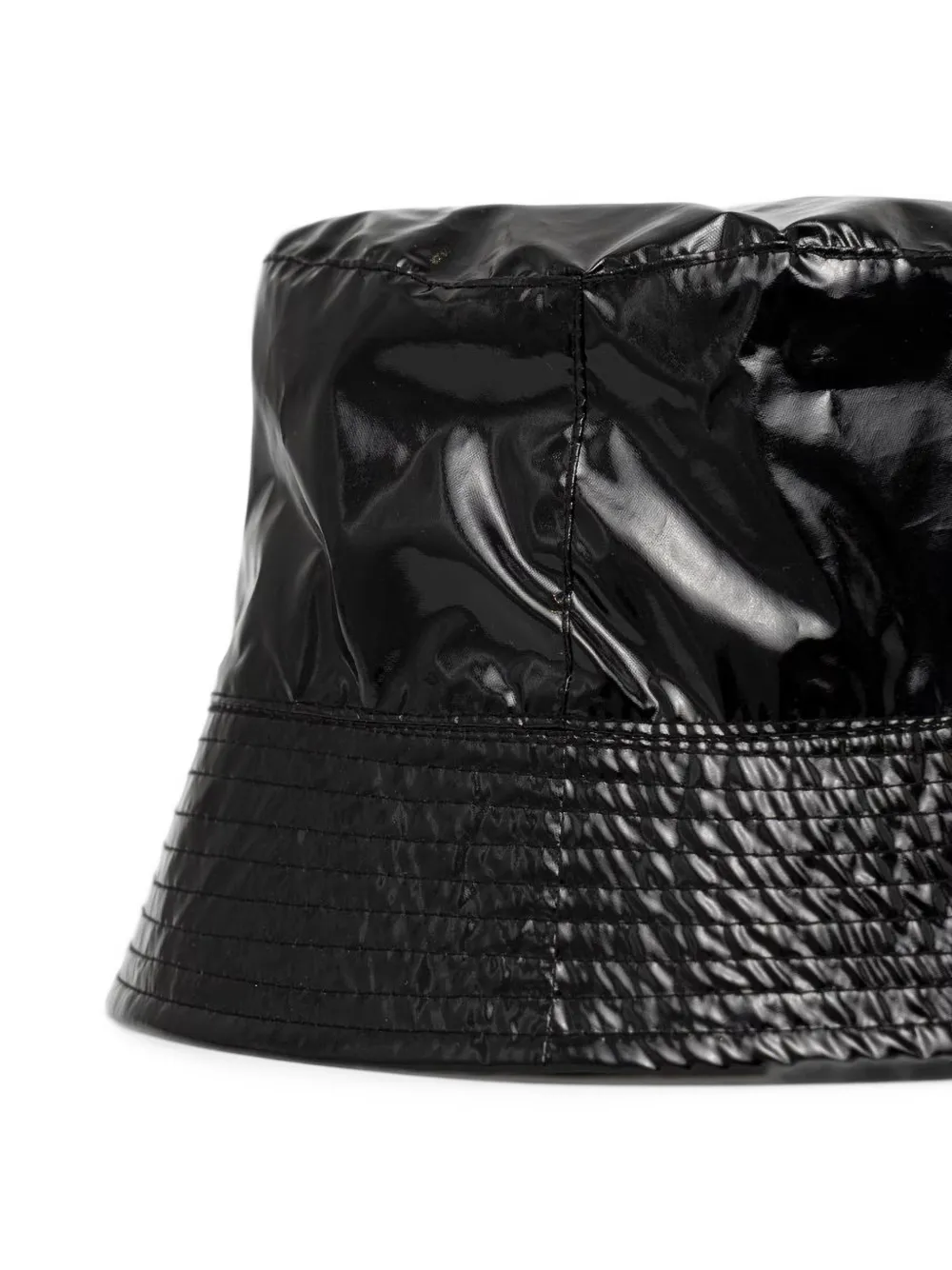 Kangol logo-embroidered reversible bucket hat Zwart