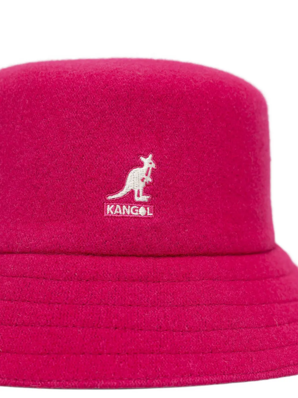 Kangol Lahinch embroidered-logo bucket hat Roze