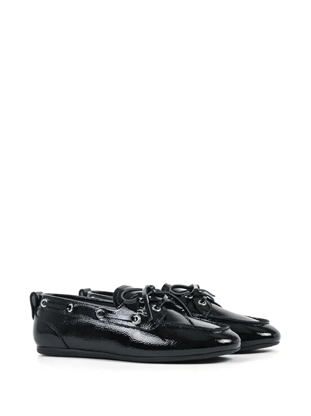 Karl Lagerfeld lace-up loafers Zwart