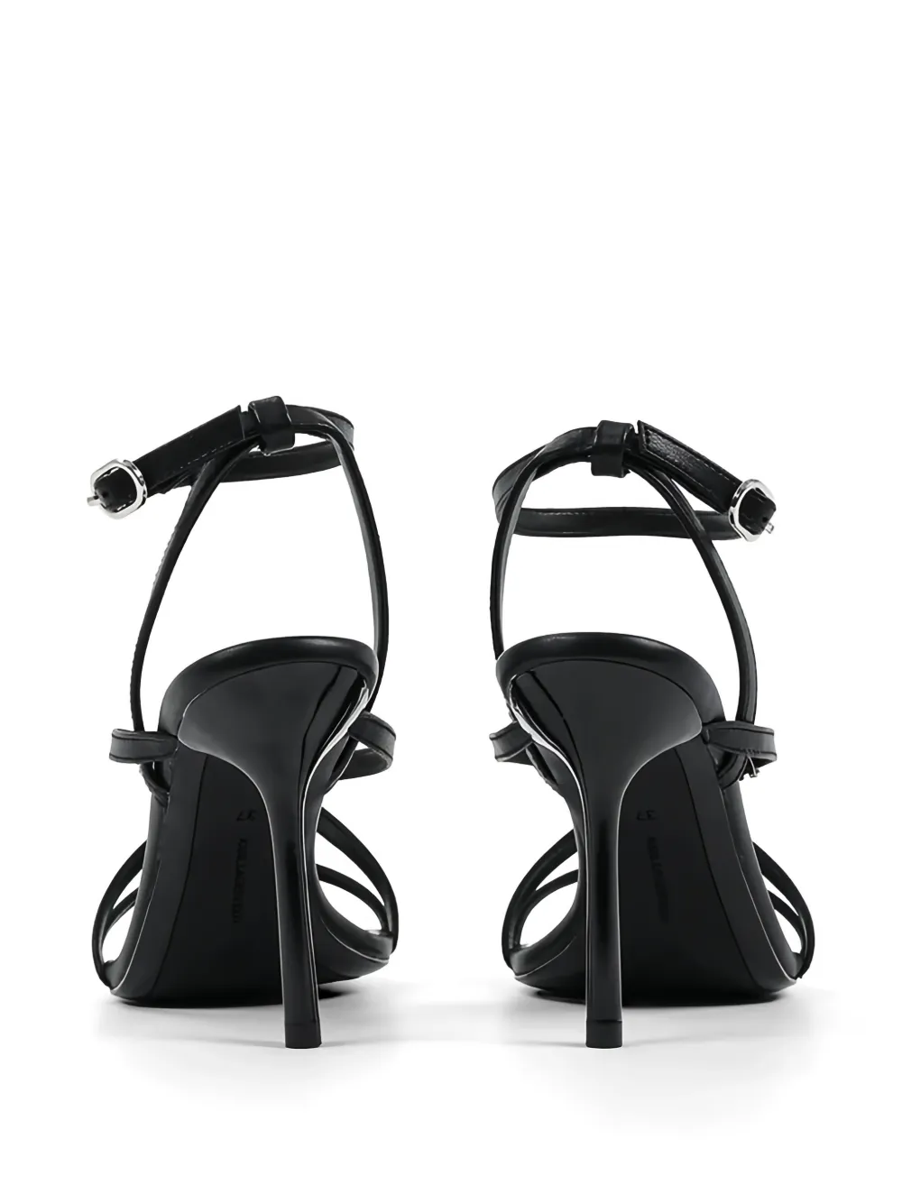 Karl Lagerfeld logo strap sandals Zwart