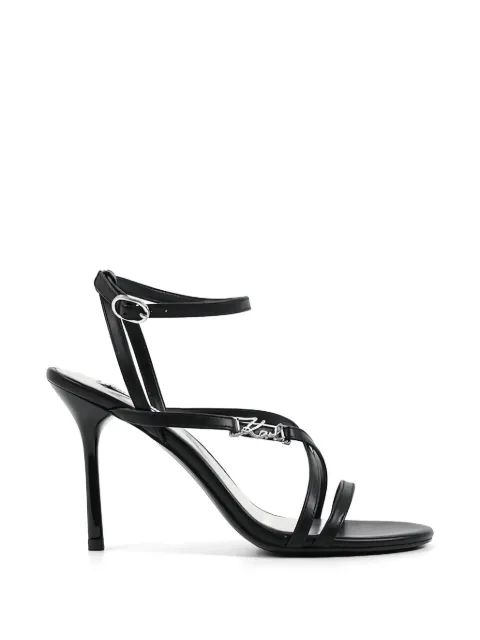 Karl Lagerfeld logo strap sandals 