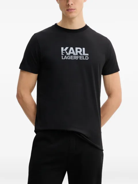 Karl Lagerfeld playera con logo estampado