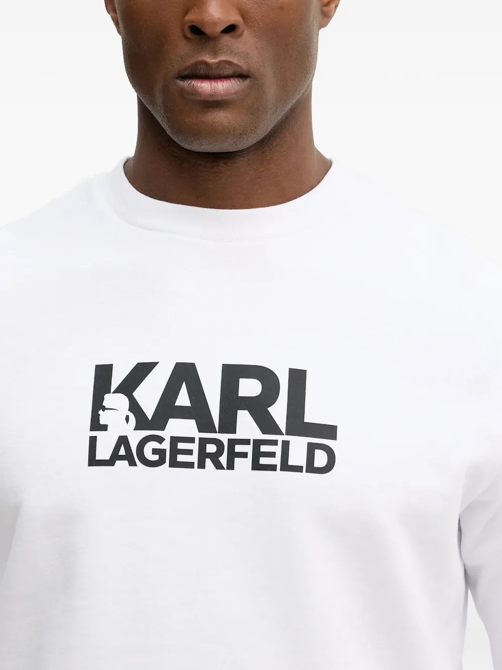 Karl Lagerfeld Trui met logoprint Wit