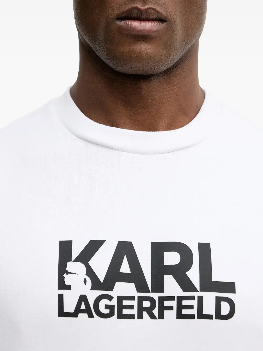 Karl Lagerfeld Trui met logoprint Wit