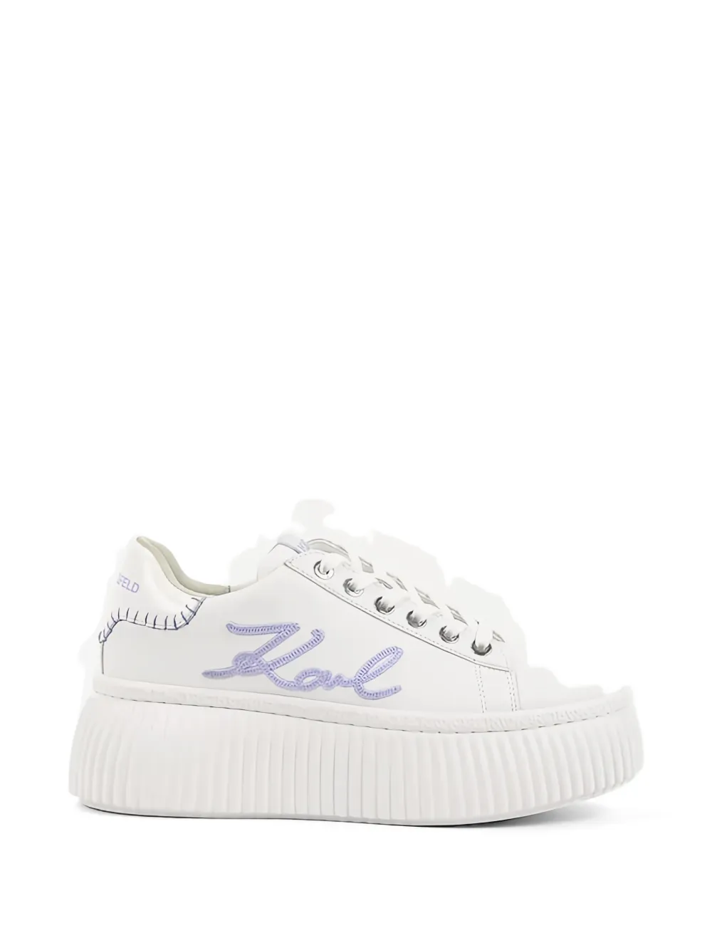 Karl Lagerfeld Kreeper flatform sneakers Wit