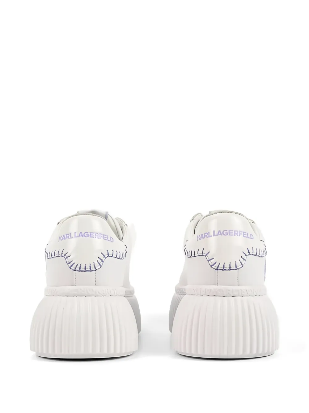 Karl Lagerfeld Kreeper flatform sneakers Wit