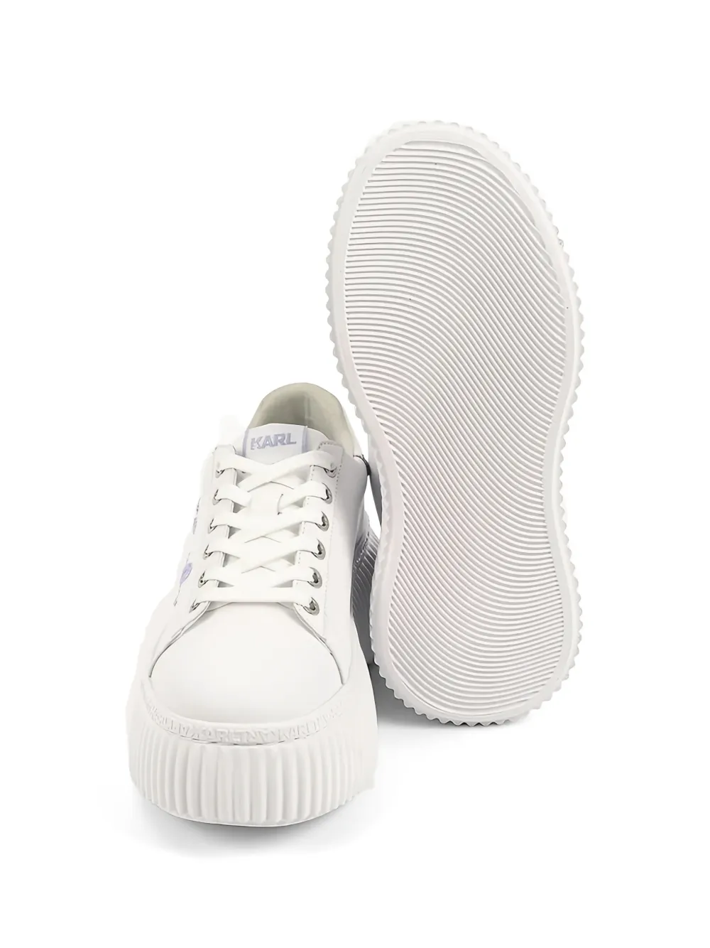 Karl Lagerfeld Kreeper flatform sneakers Wit