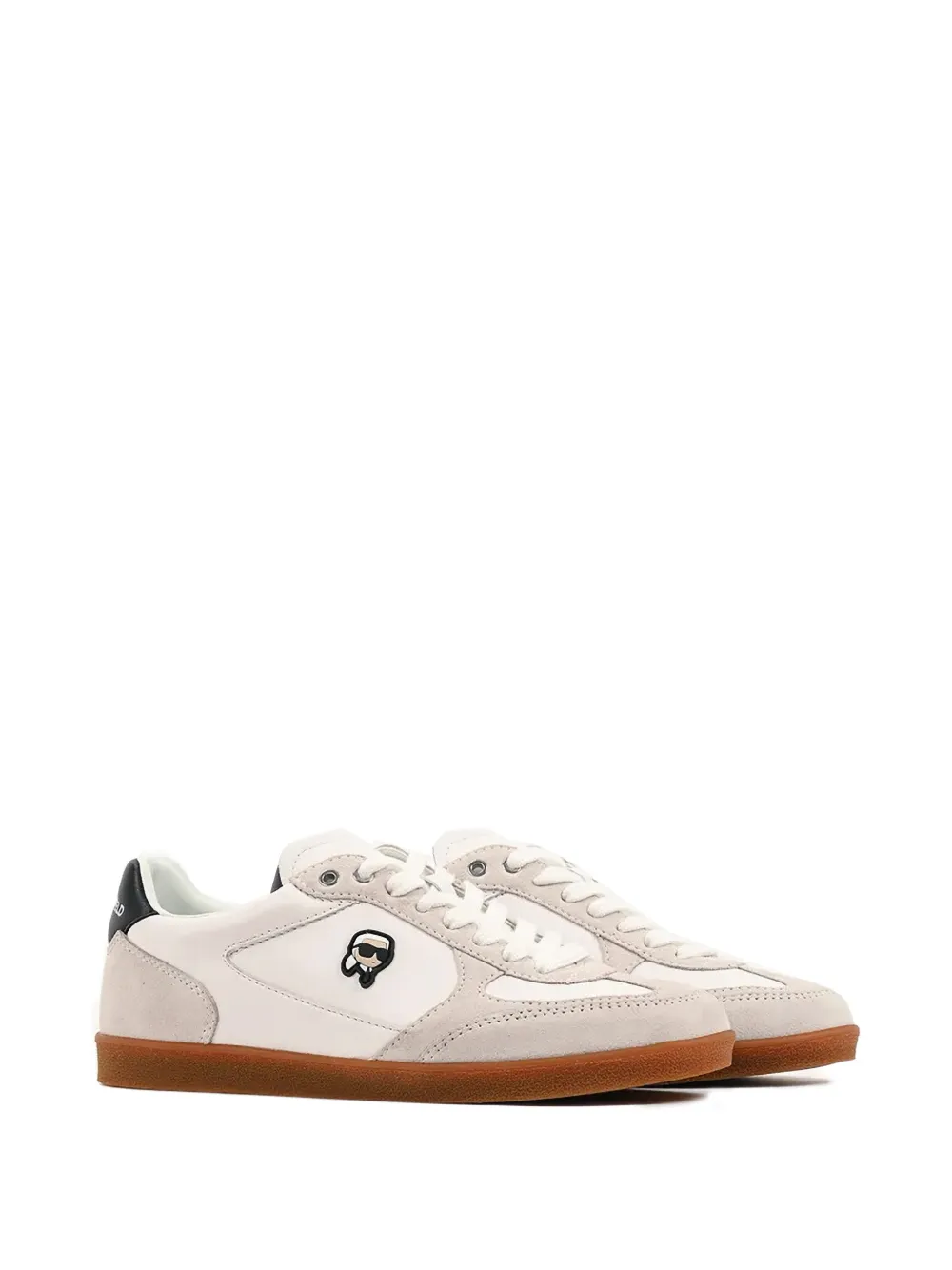 Karl Lagerfeld Sneakers met patch Wit