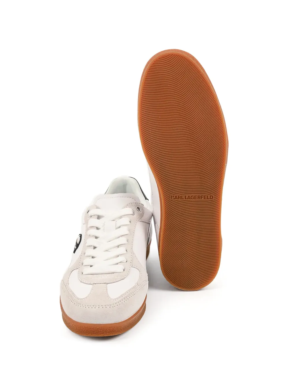 Karl Lagerfeld Sneakers met patch Wit