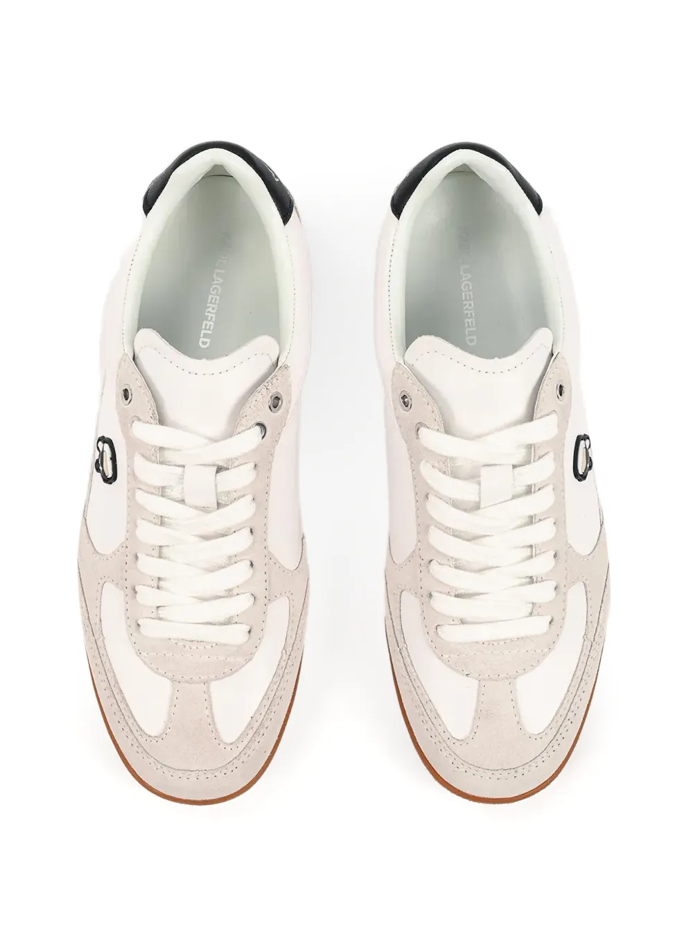 Karl Lagerfeld Sneakers met patch Wit
