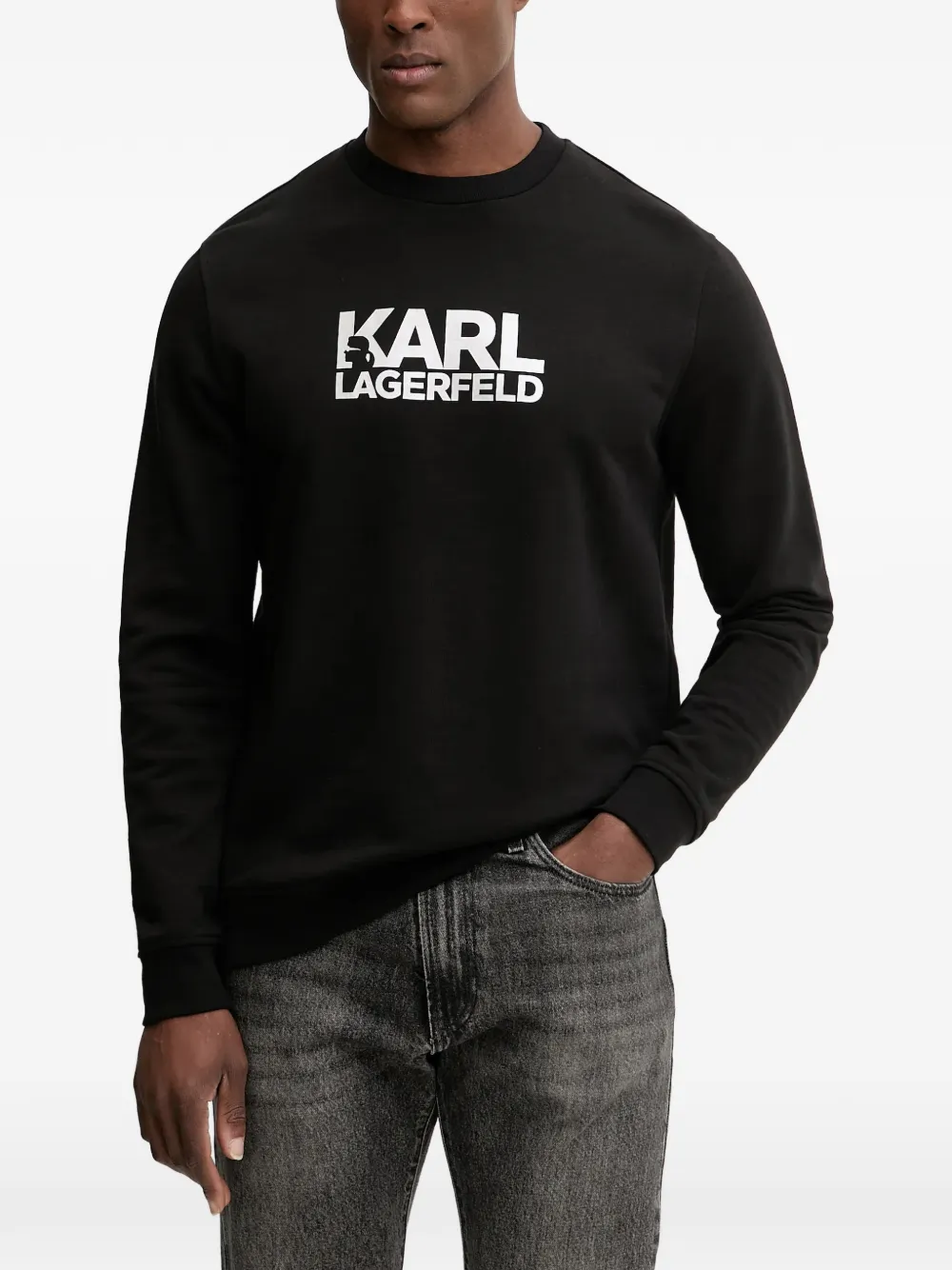 Karl Lagerfeld logo sweatshirt - Nero