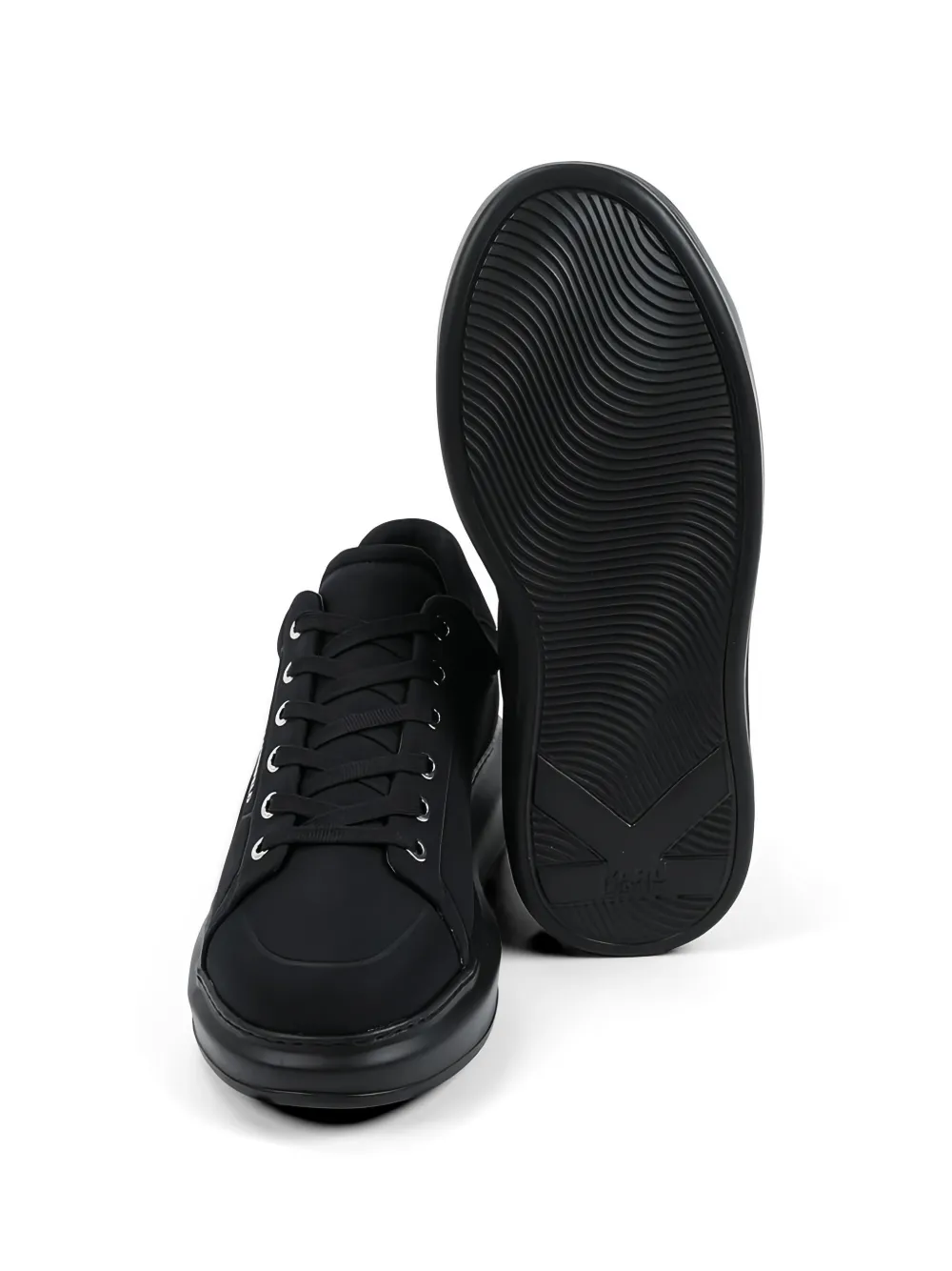 Karl Lagerfeld Kapri logoprint sneakers met chunky zool Zwart