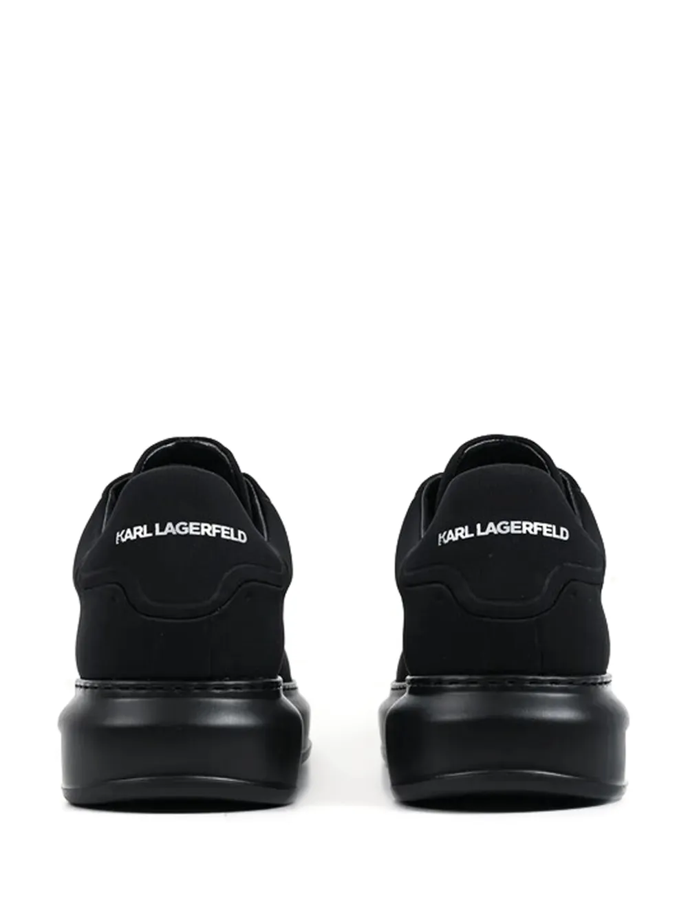 Karl Lagerfeld Kapri logoprint sneakers met chunky zool Zwart