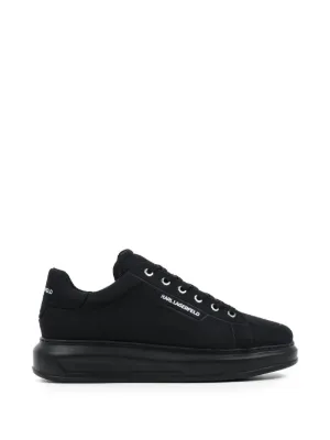 Maison MIHARA YASUHIRO Tênis Cano Baixo De Canvas | Preto