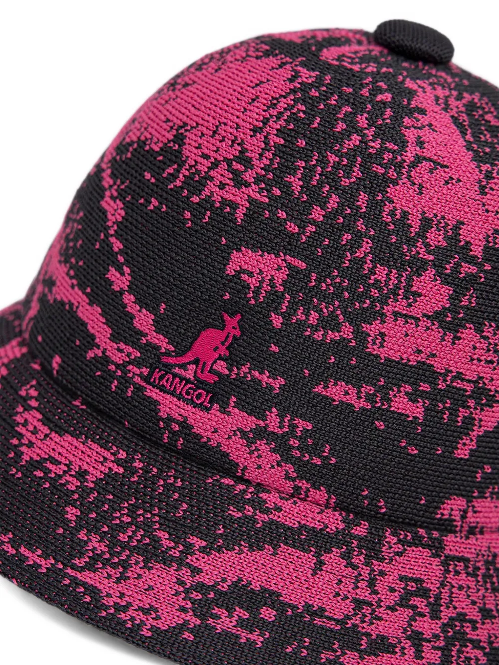 Kangol abstract-pattern bucket hat Roze