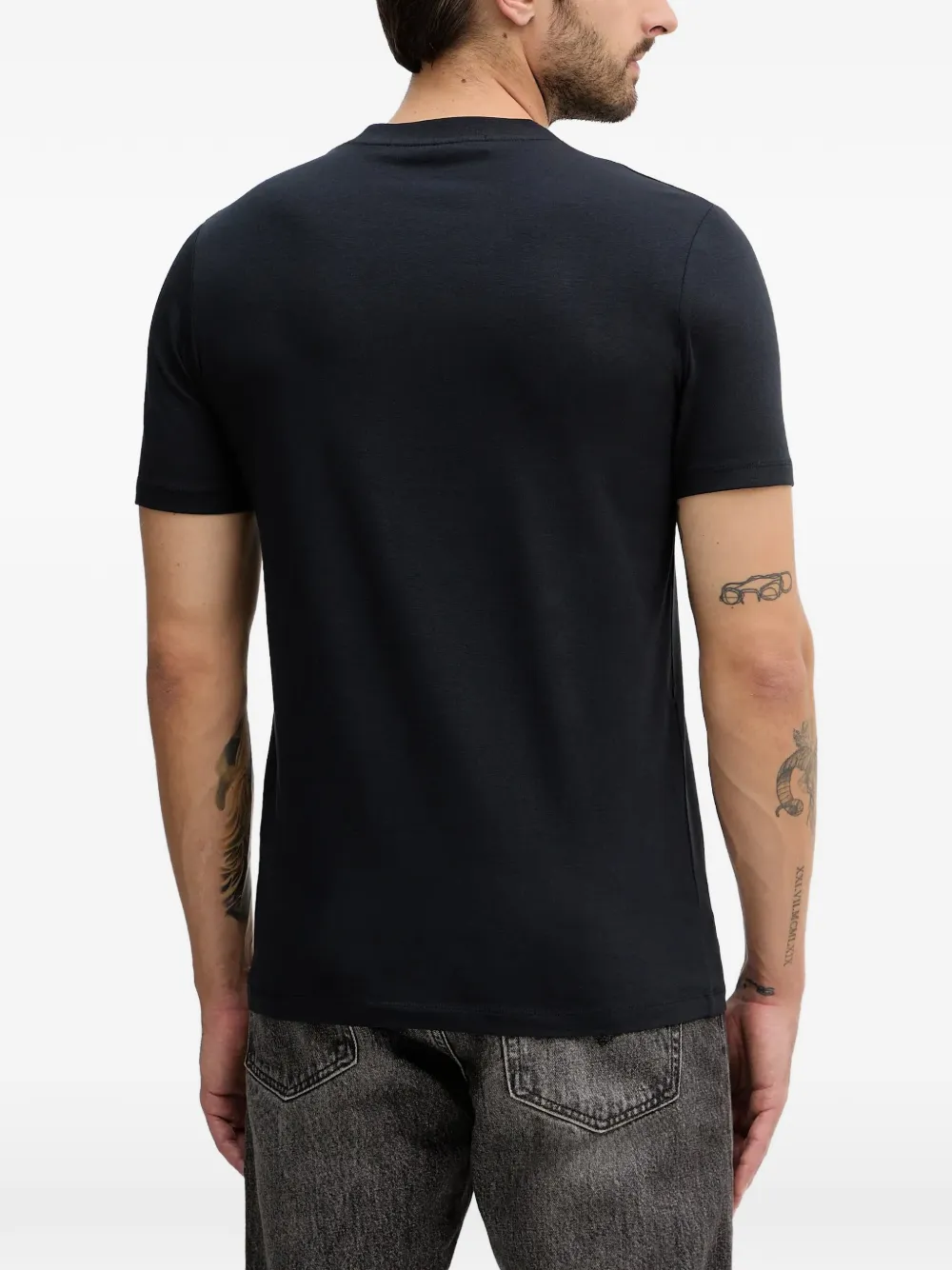 Karl Lagerfeld T-shirt met logoprint Blauw