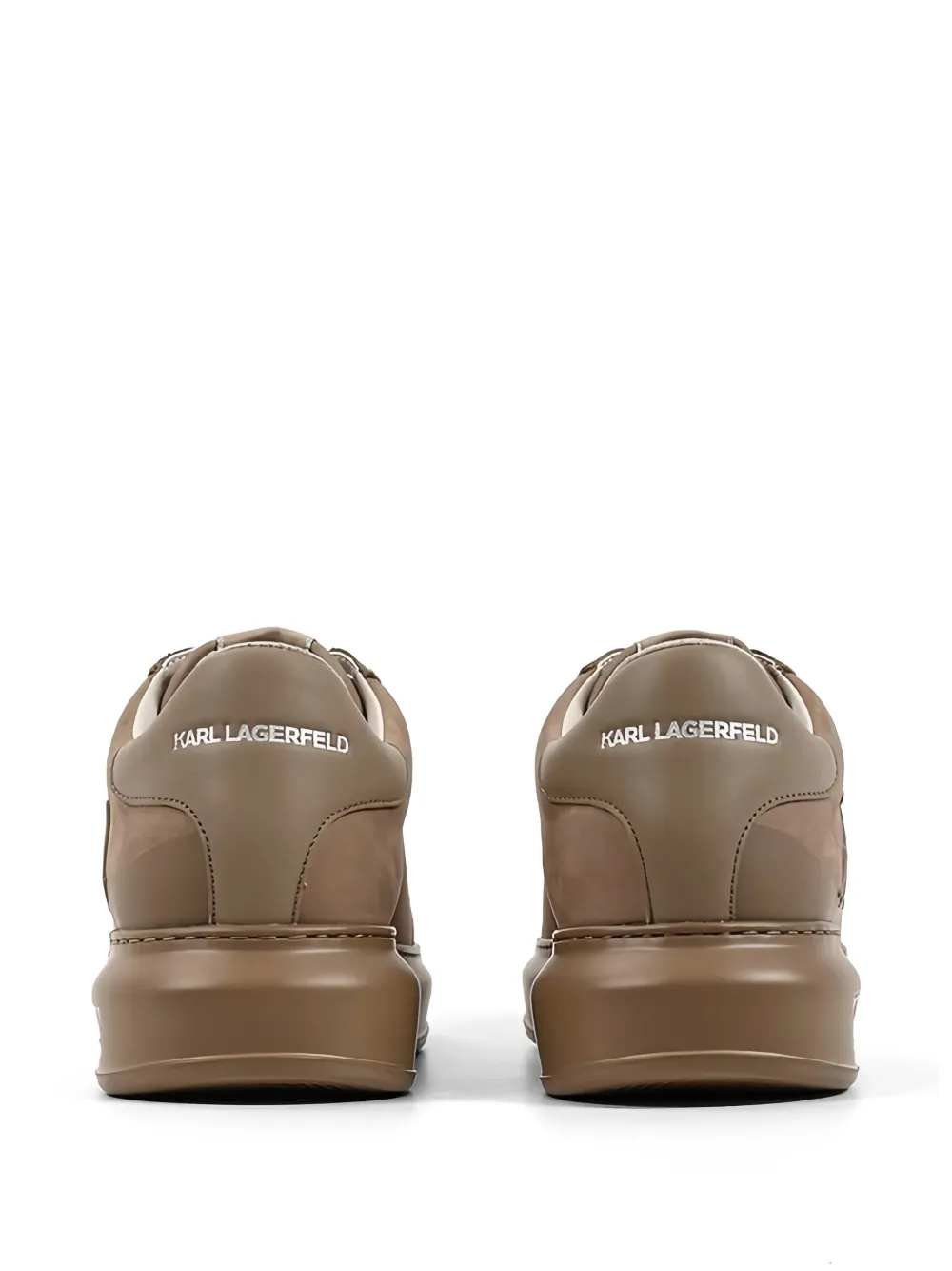 Karl Lagerfeld Sneakers met logo-reliëf Beige