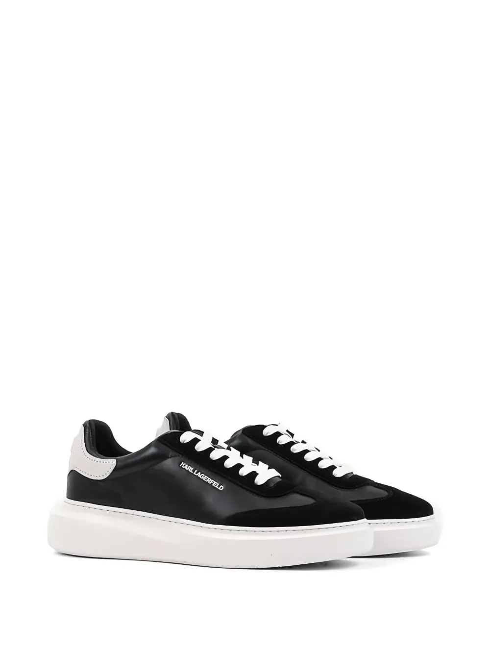 Karl Lagerfeld Kore sneakers met plateauzool en logo Zwart