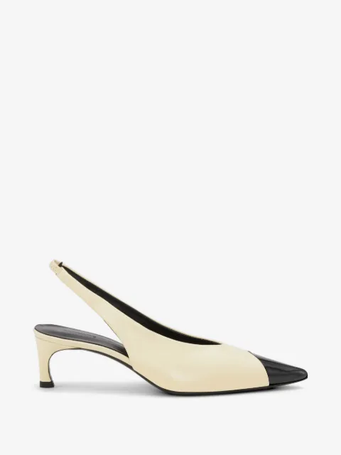 ROTATE BIRGER CHRISTENSEN pointed-toe slingback leather pumps