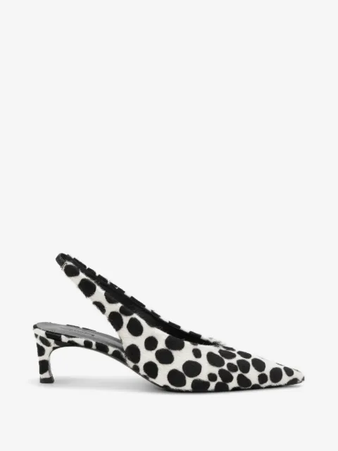 ROTATE BIRGER CHRISTENSEN Slingback-Pumps mit Pelz