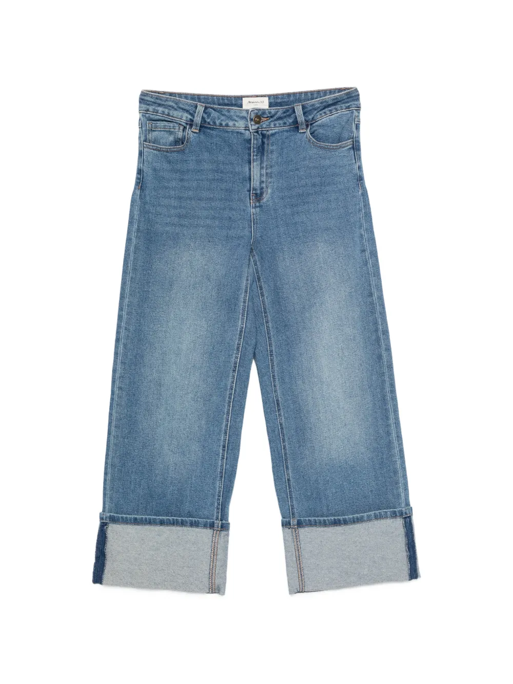 MAISON123 turn-up-cuff jeans - Blau