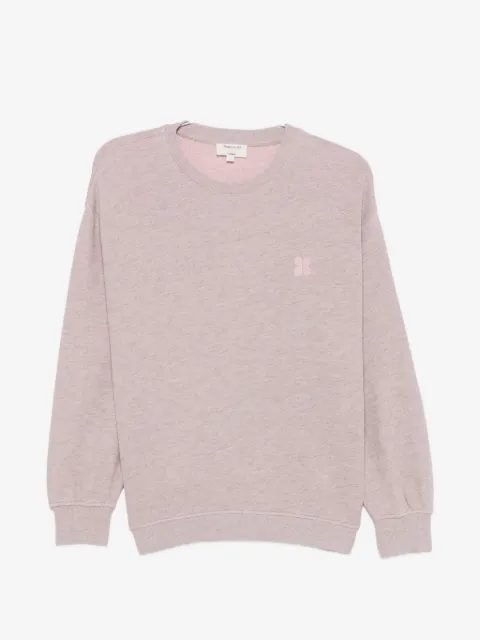 MAISON123 Lesly logo-embroidered sweatshirt