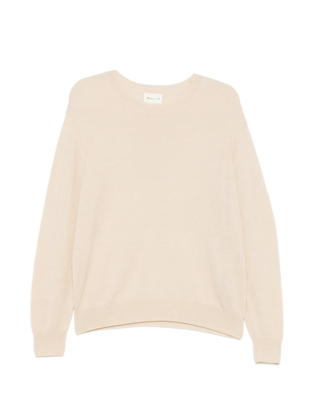 MAISON123 crew-neck sweater - Nude