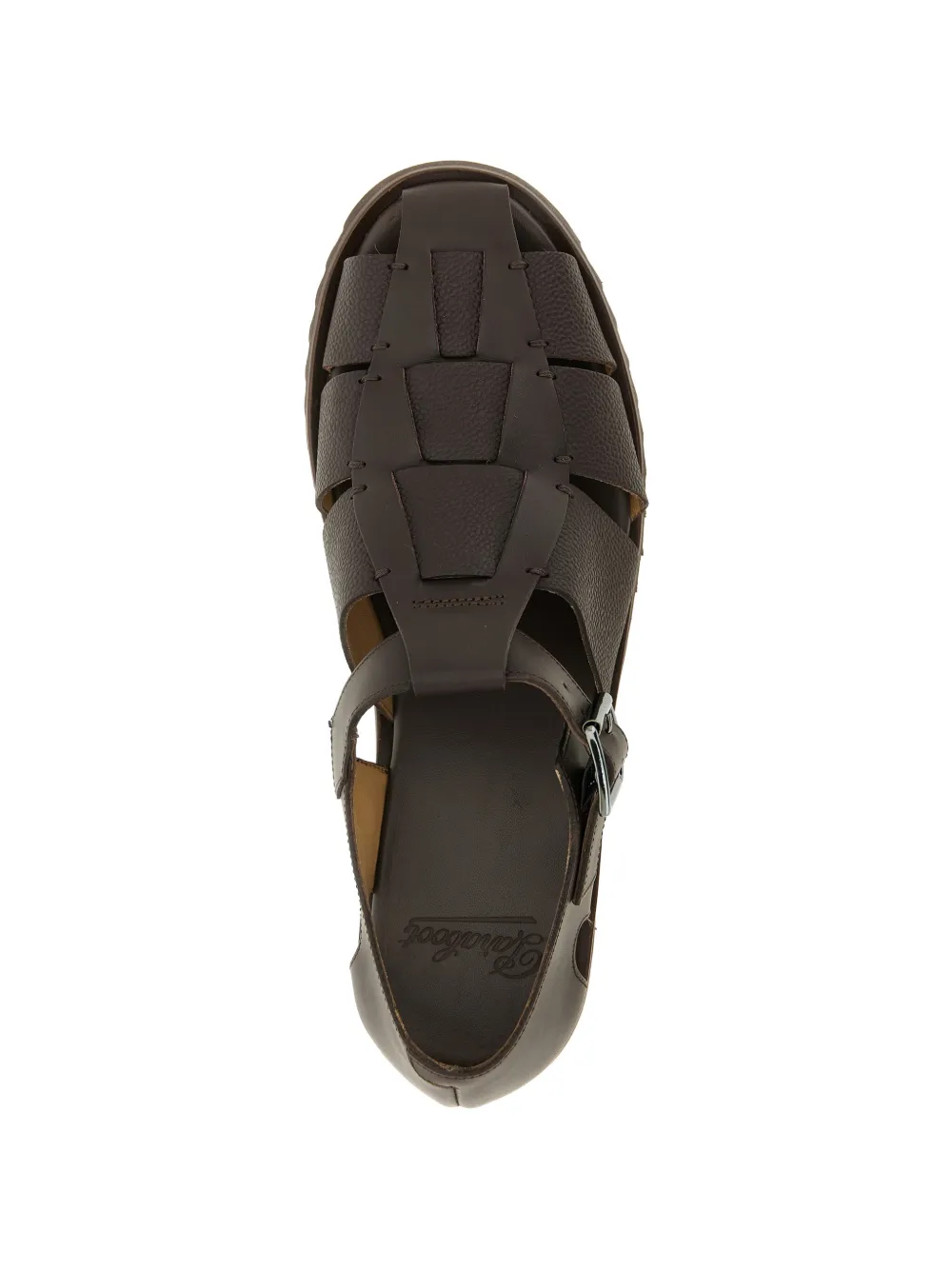 Paraboot Pacific hammered-leather sandals Bruin