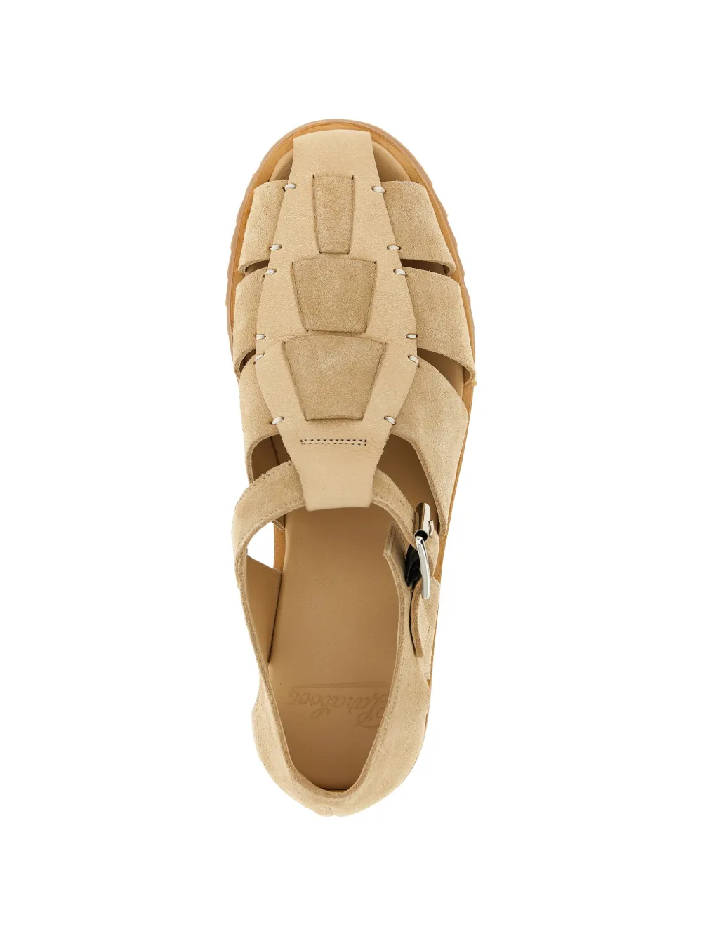 Paraboot Pacific suède sandalen Beige