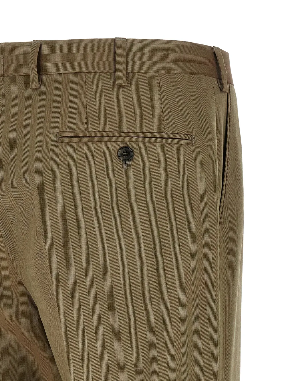 Brioni Brunico pak met enkele rij knopen Bruin