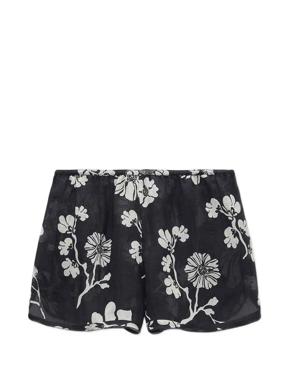 Dorothee Schumacher Shorts met bloemenprint Blauw