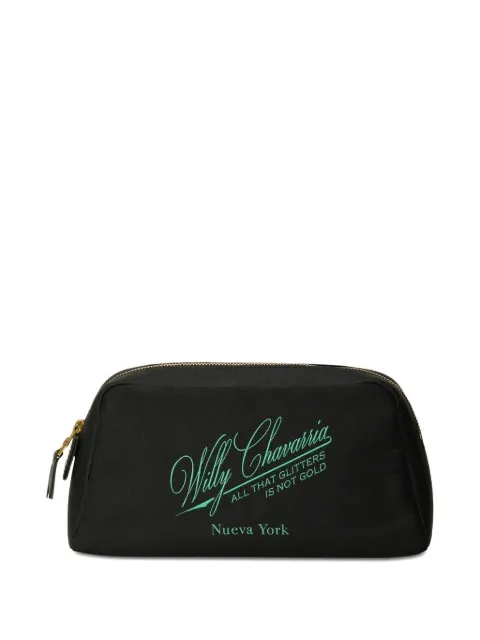 Willy Chavarria zip-fastening wash bag