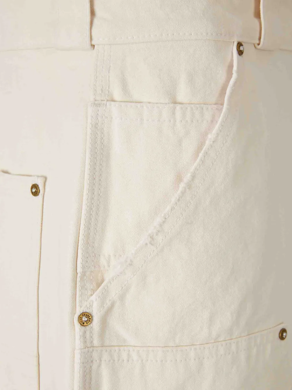 Willy Chavarria Shorts met meerdere zakken Beige