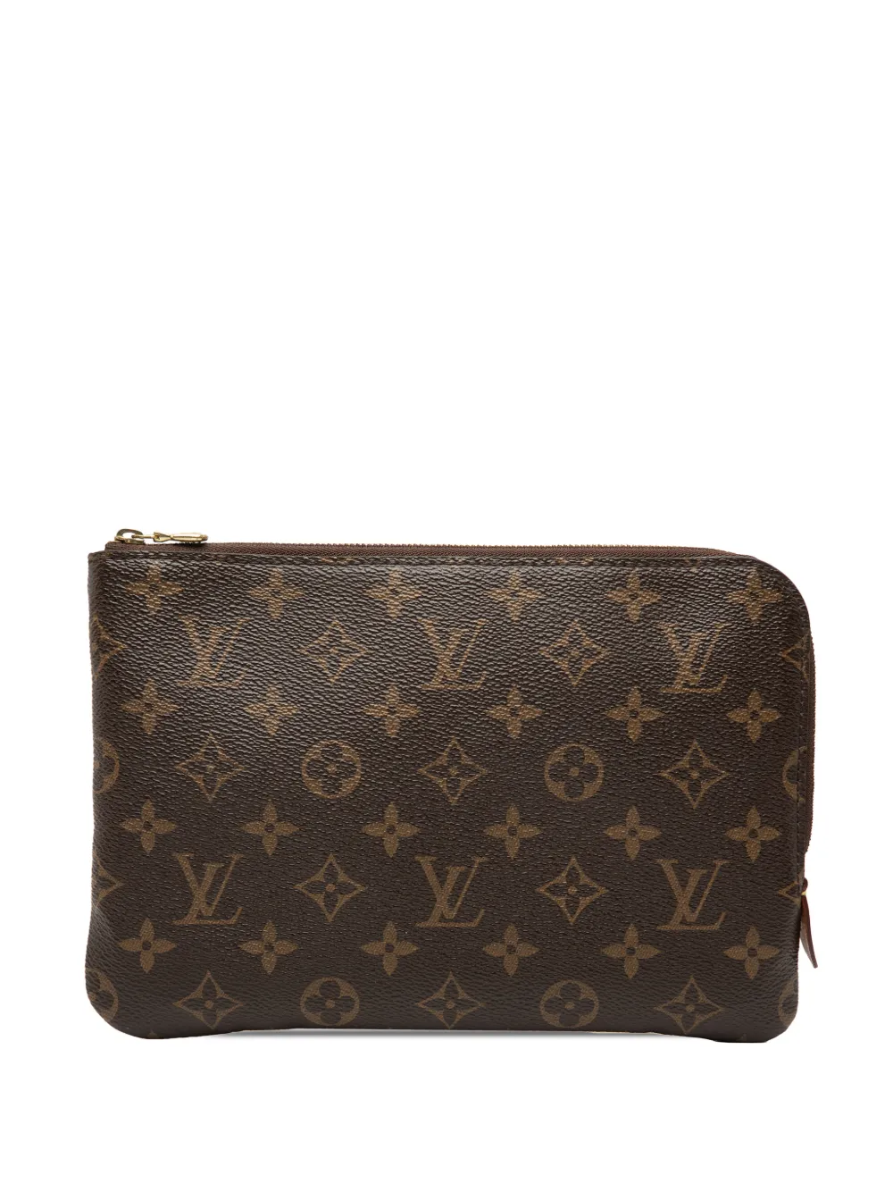 Louis Vuitton Pre-Owned 2018 Monogram Etui Voyageur PM clutch bag - Brown
