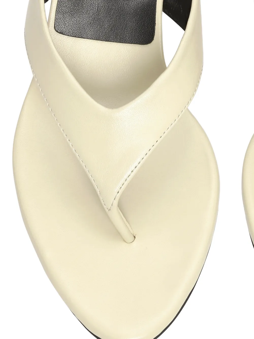  Rotate Birger Christensen Leather Mules - Neutrals 