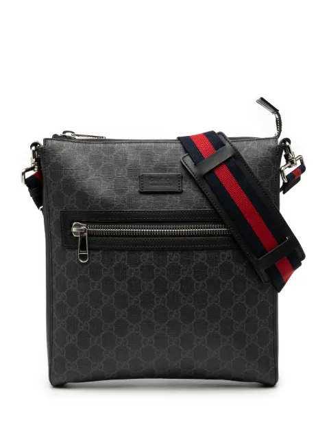 Gucci Pre-Owned 2016-2025 Medium GG Supreme Web Messenger Bag crossbody bag