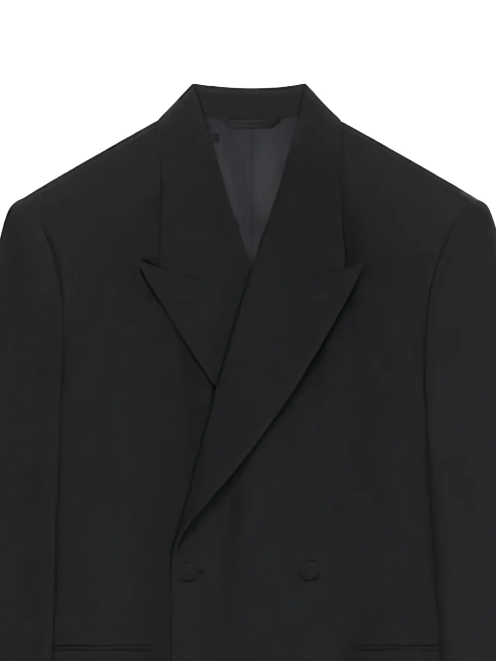 Givenchy Wollen boxy jack Zwart