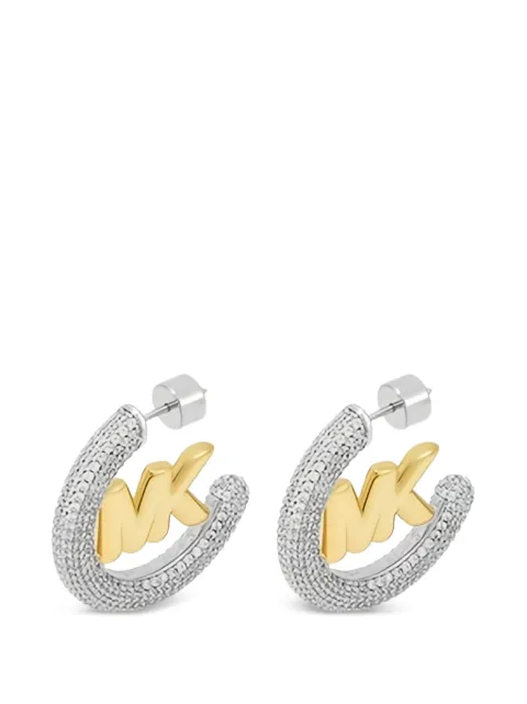 Michael Kors logo-embellishment earrings