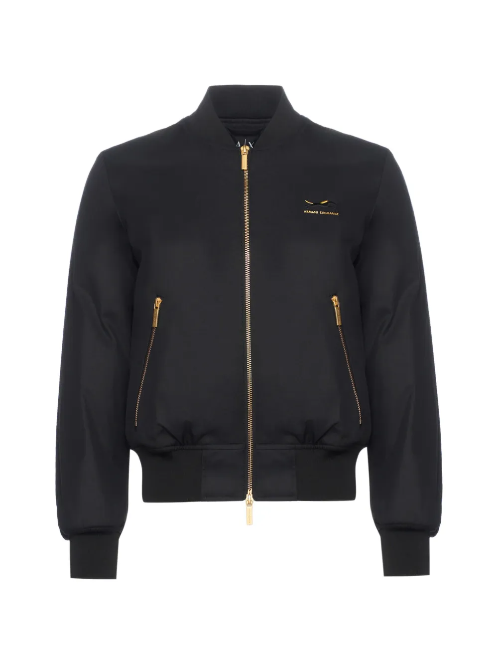 Armani Exchange logo zipped jacket - Nero