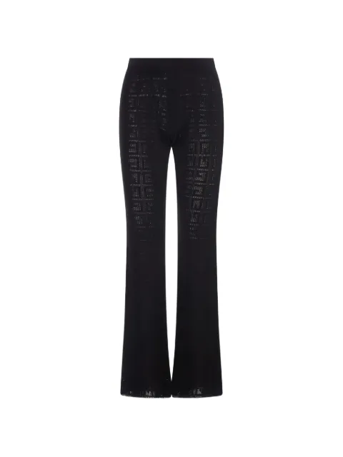 Givenchy elasticated-waistband logo-pattern trousers