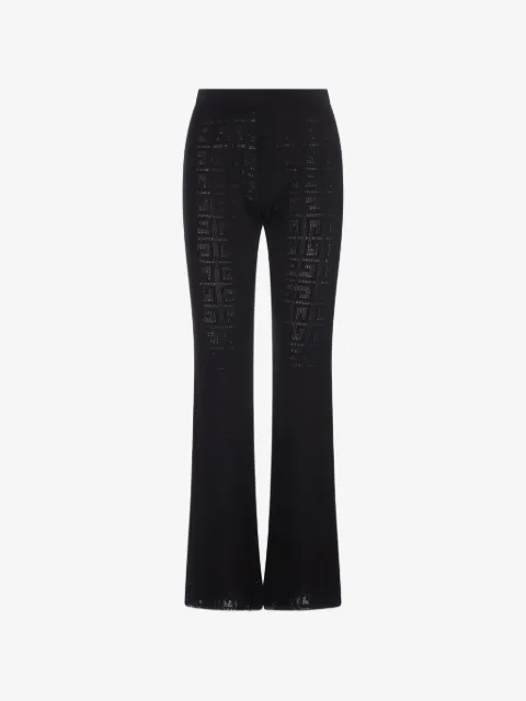 Givenchy elasticated-waistband logo-pattern trousers