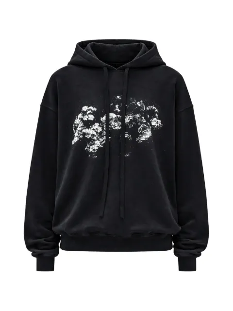Ann Demeulemeester sudadera con efecto cepillado
