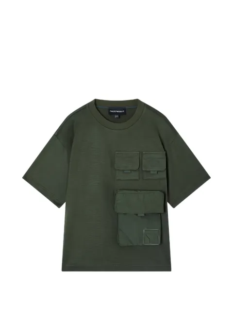 Emporio Armani Kids playera con bolsillo
