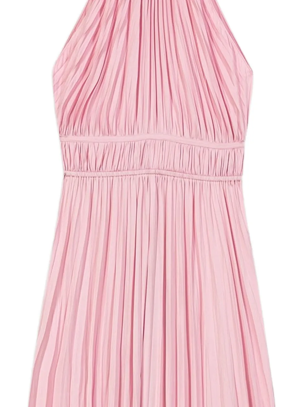 Maje Geplooide jurk Roze