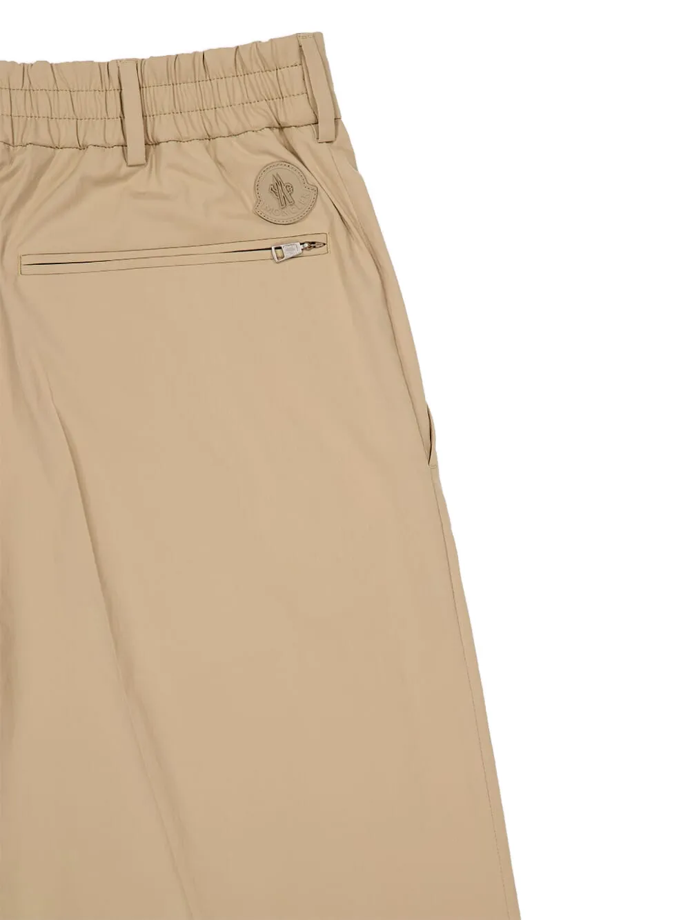 Moncler Broek met logopatch Beige