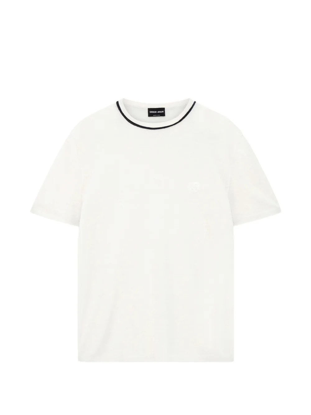 Giorgio Armani ringer T-shirt - Bianco