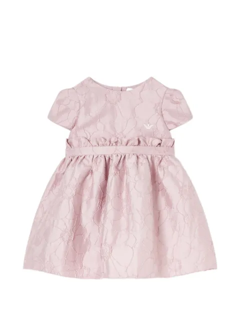 Emporio Armani Kids floral-pattern short-sleeve dress