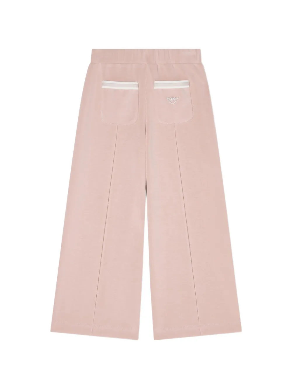 Emporio Armani Kids Broek met wijde pijpen Roze