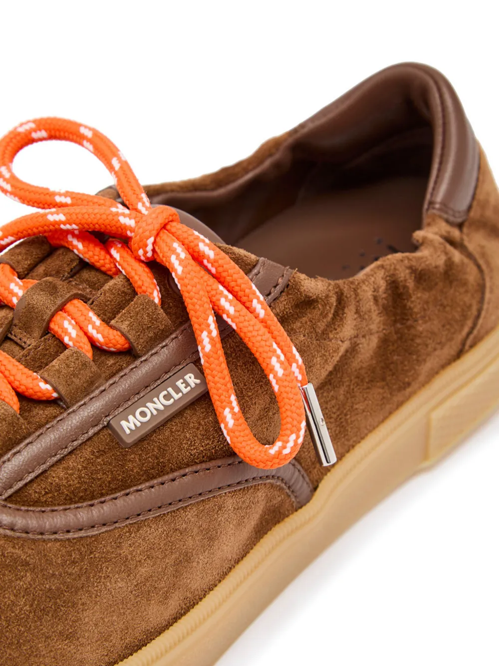 Moncler Vera Leisure suède sneakers Bruin