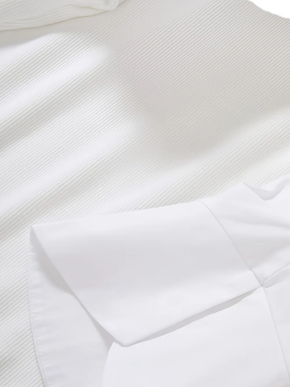  Veronica Beard Junia Ruffled-sleeve Blouse - White 